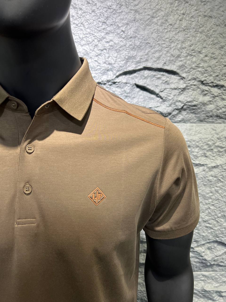 Loro Piana Brown Polo Shirt