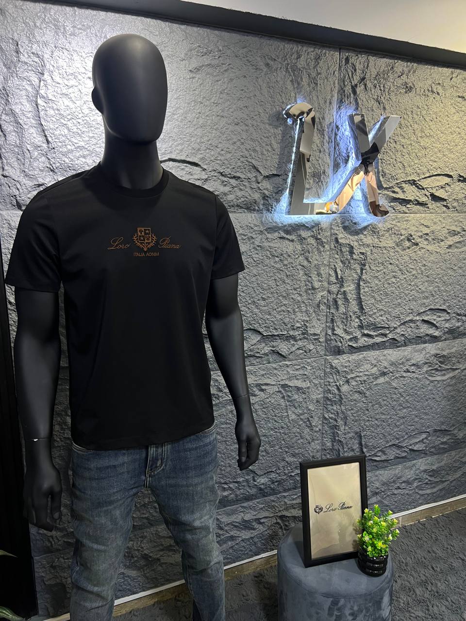 Loro Piana Signature T-Shirt – Black Edition