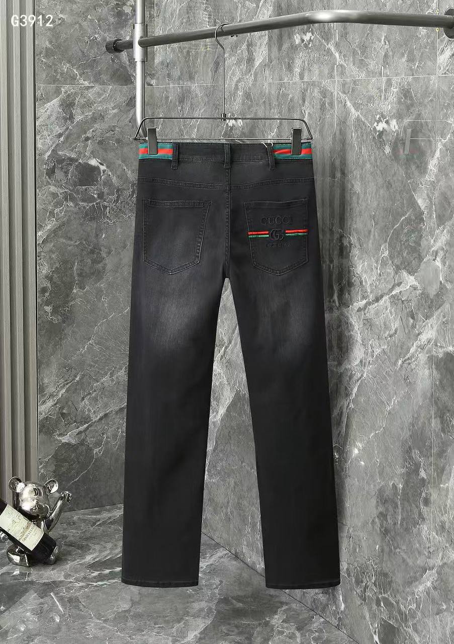 Gucci Black Washed Denim Jeans