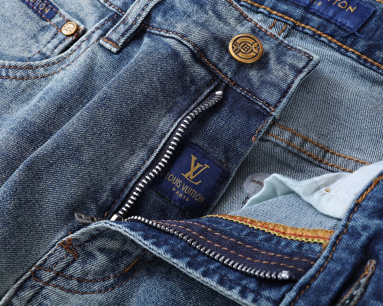 Louis Vuitton Light Blue Washed Jeans