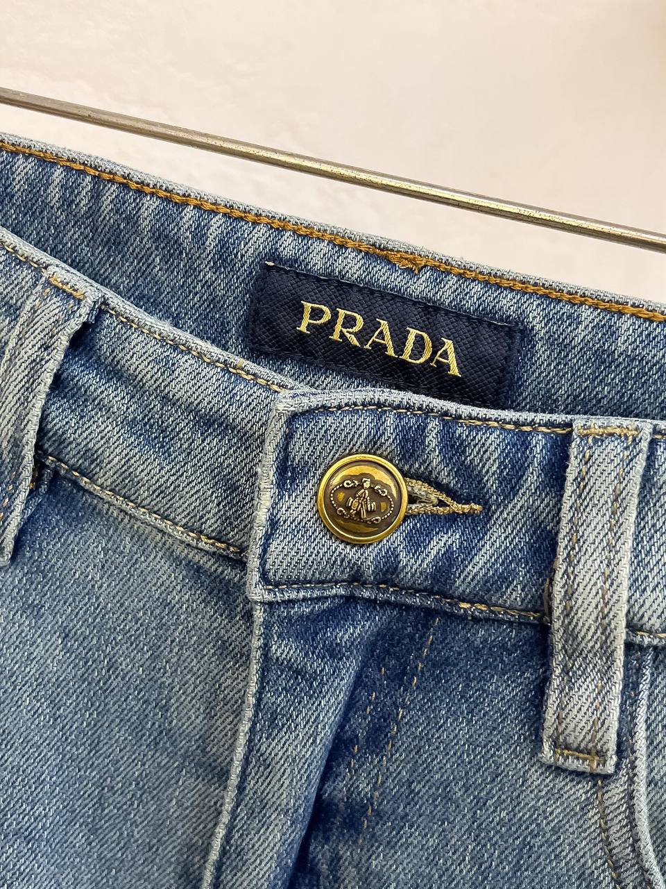 Prada Light Wash Denim Jeans – Ice Blue