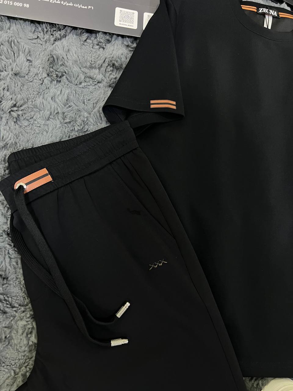 Zegna Luxury Casual Set – Modern Minimal Elegance
