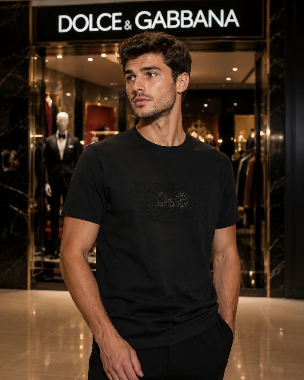 Dolce & Gabbana Signature Tee – Modern Italian Luxury