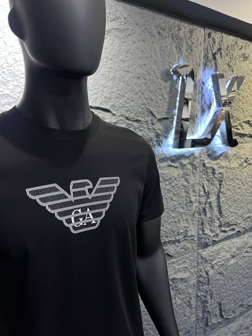 Emporio Armani Milano Black T-Shirt