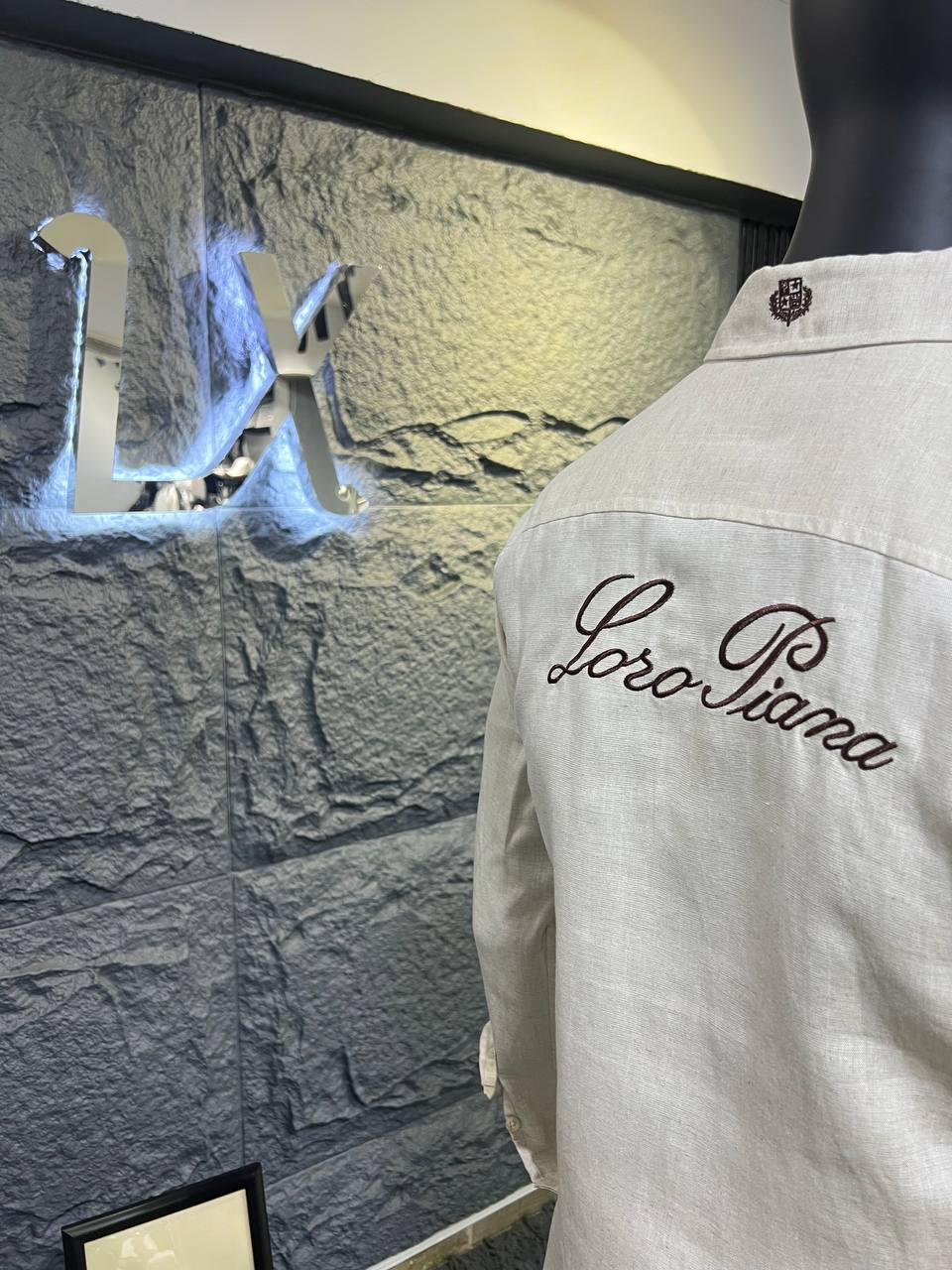 Loro Piana - Beige Linen Long Sleeve Shirt & Drawstring Trousers Set