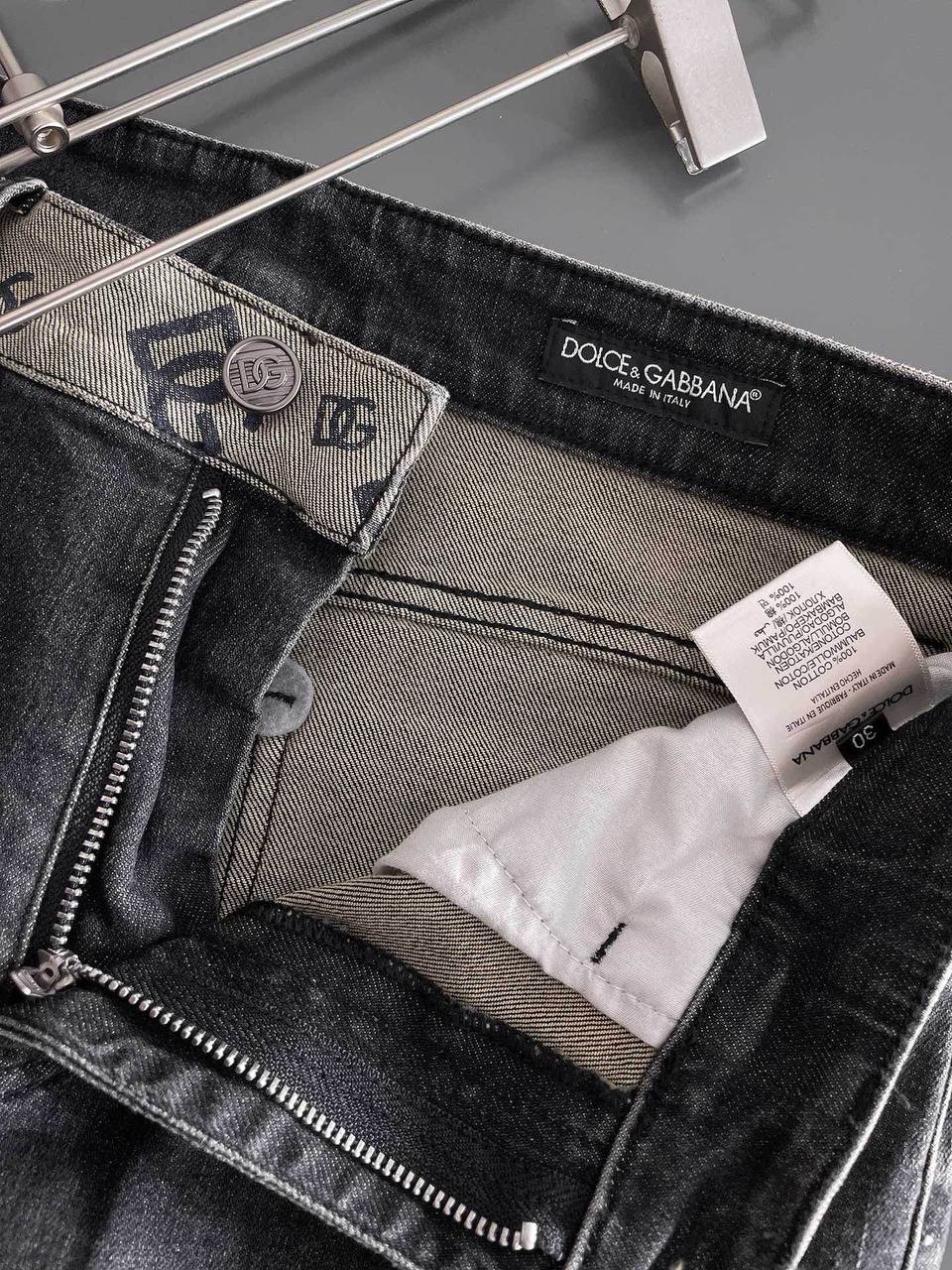 Dolce & Gabbana Black Washed Jeans