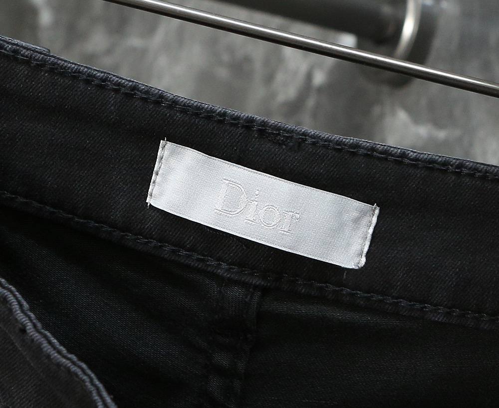 Dior Black Washed Denim Jeans