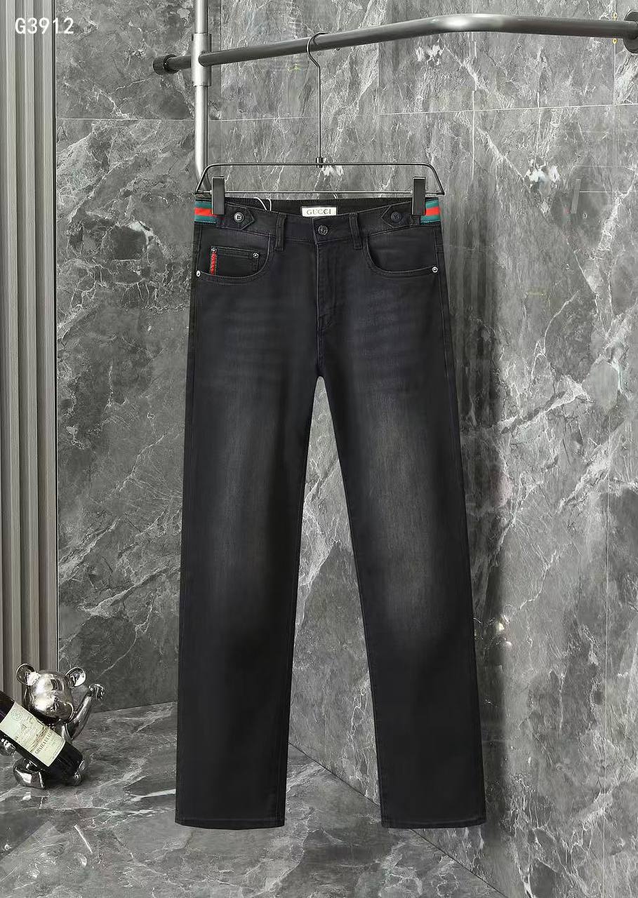 Gucci Black Washed Denim Jeans