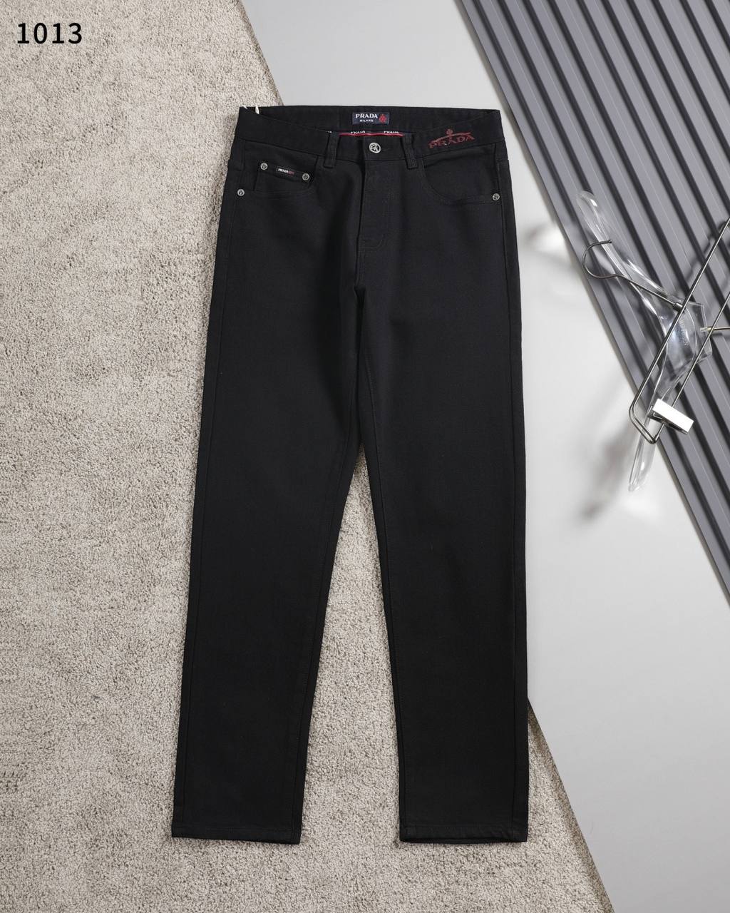 Prada Black Slim Fit Jeans | Premium Stretch Denim & Timeless Luxury