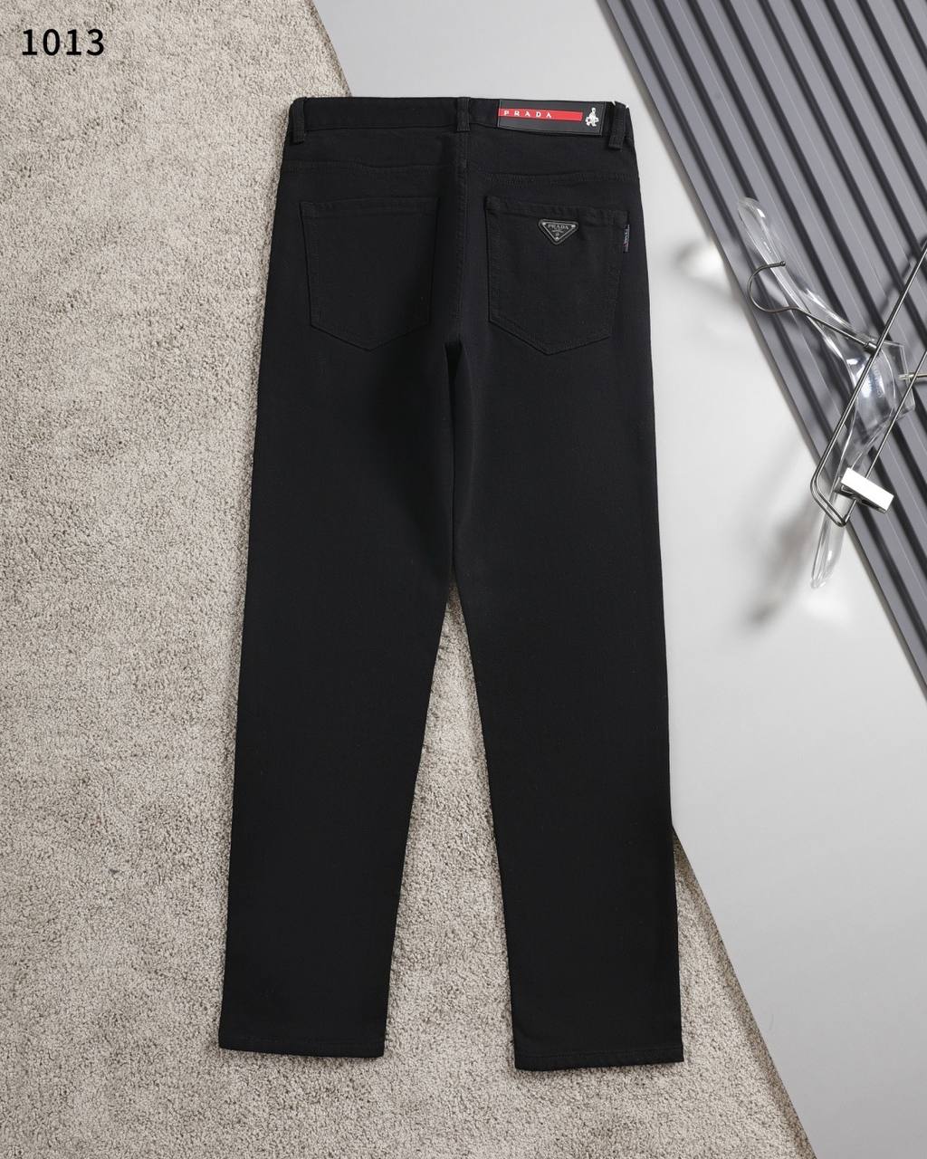 Prada Black Slim Fit Jeans | Premium Stretch Denim & Timeless Luxury