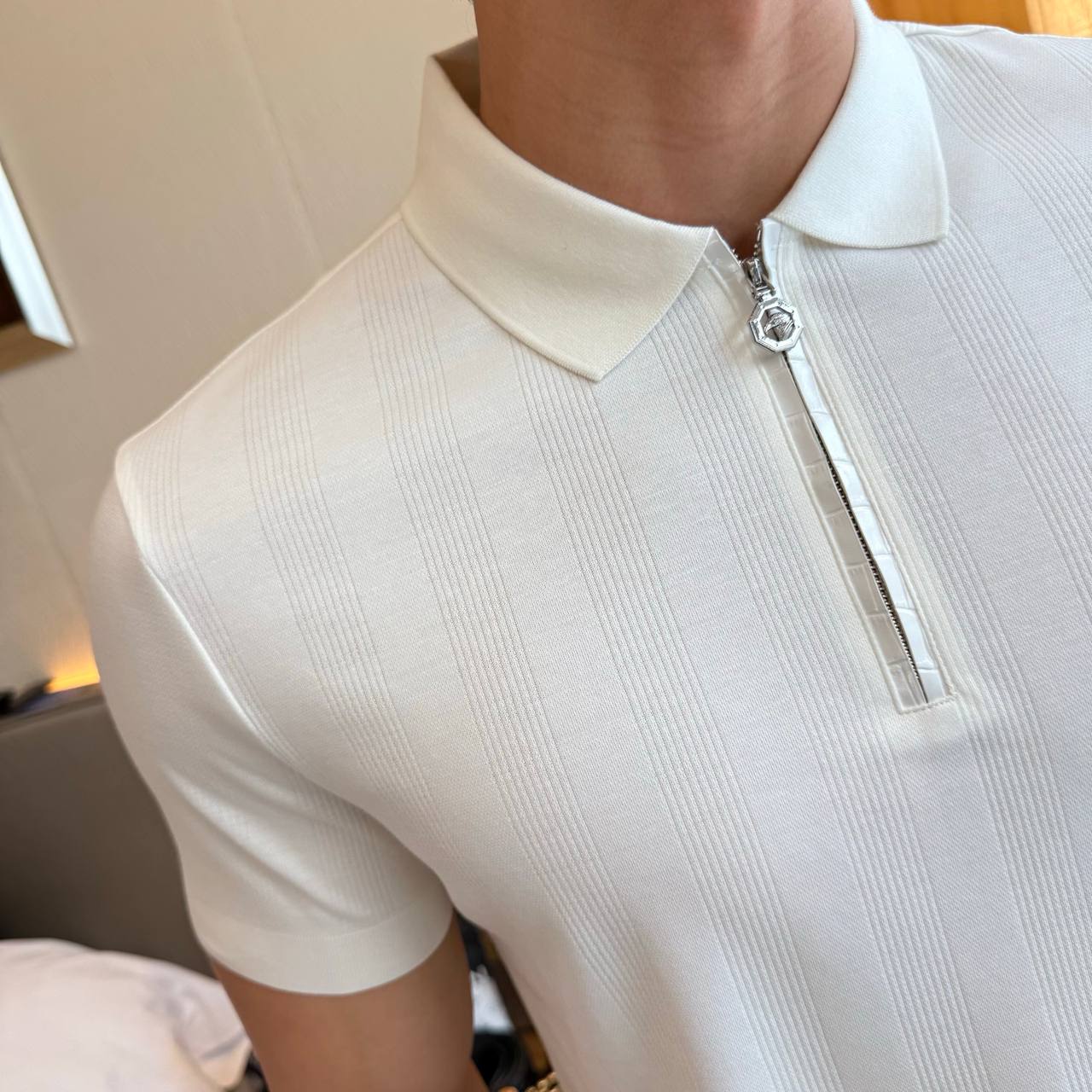 Stefano Ricci Luxury Zip Polo – Modern Italian Sophistication ✨