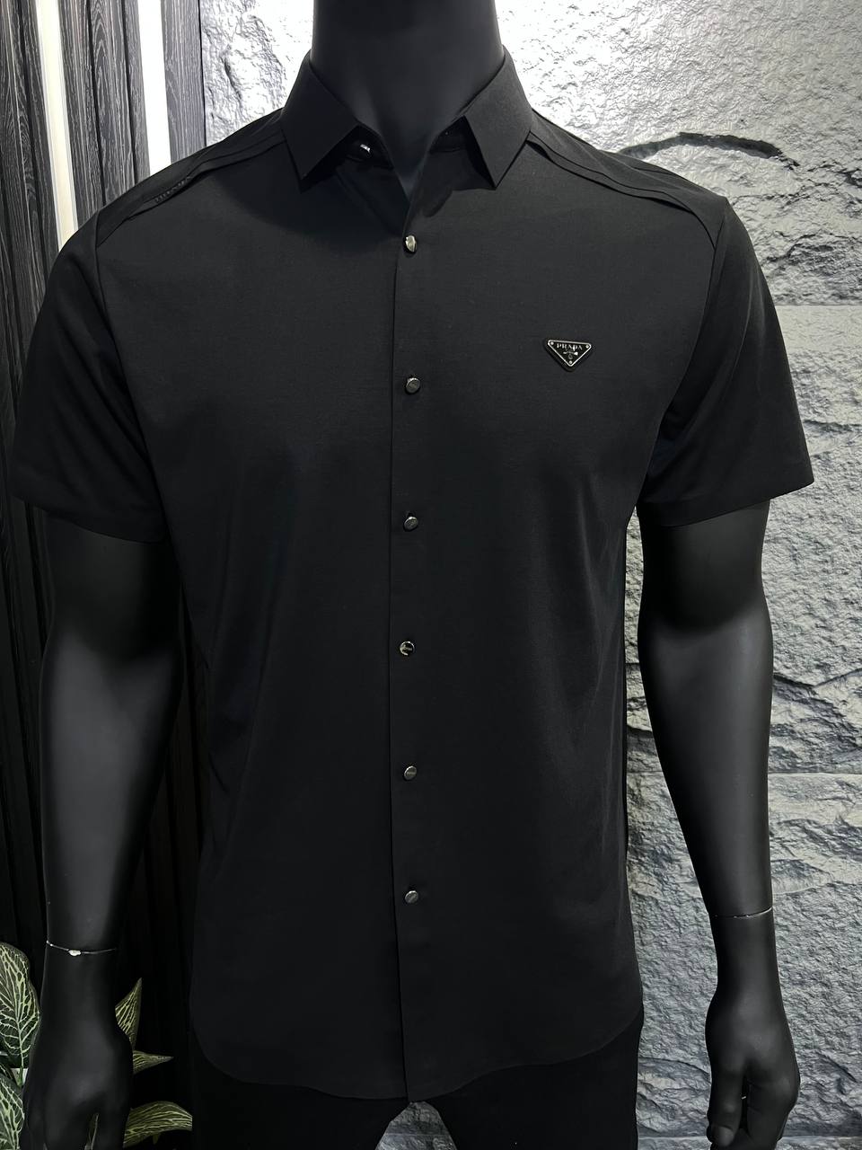 Prada Milano Short Sleeve Shirt – Refined Modern Elegance