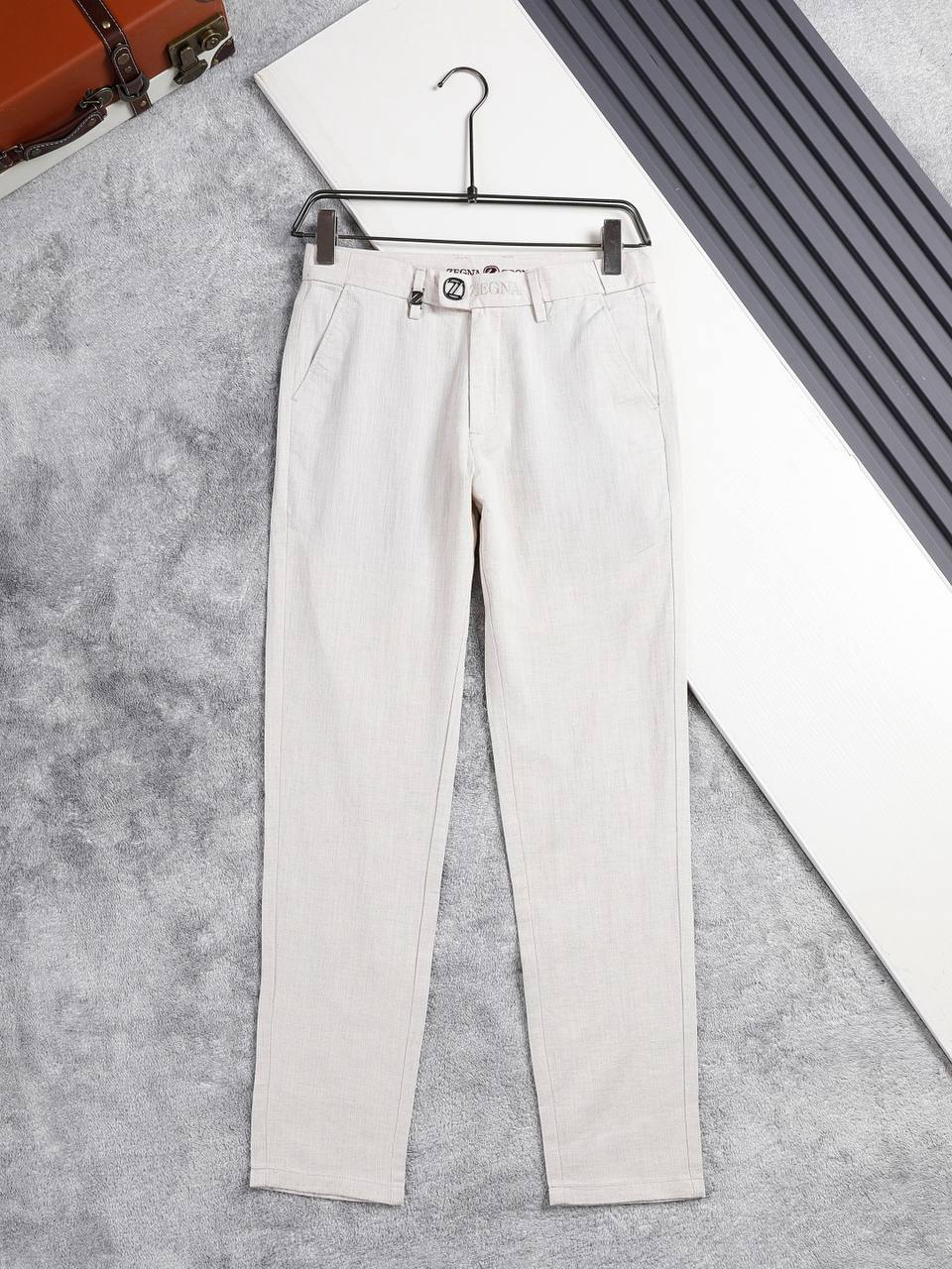 Zegna Pant Luxury (Oatmeal Beige) Trousers