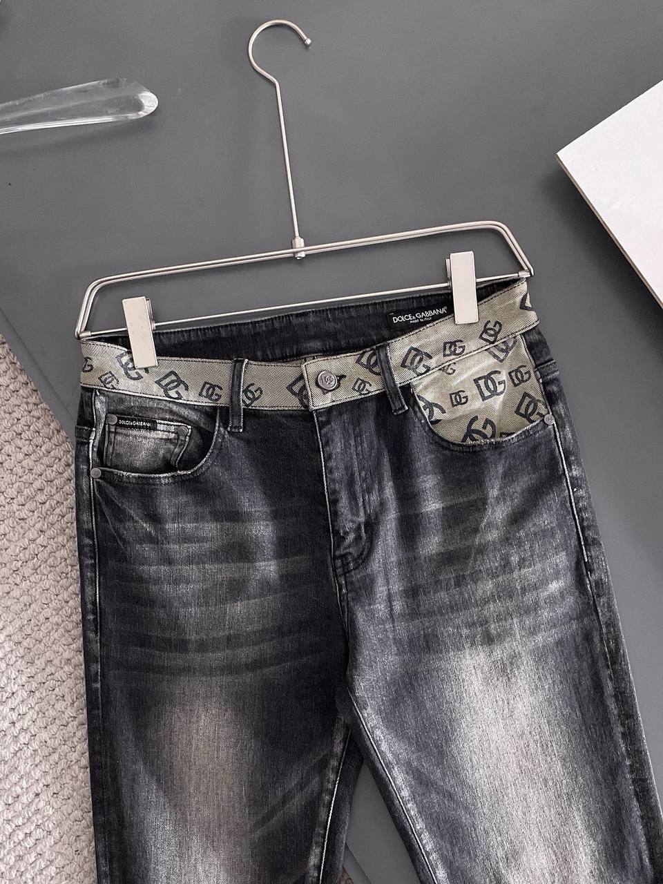 Dolce & Gabbana Black Washed Jeans