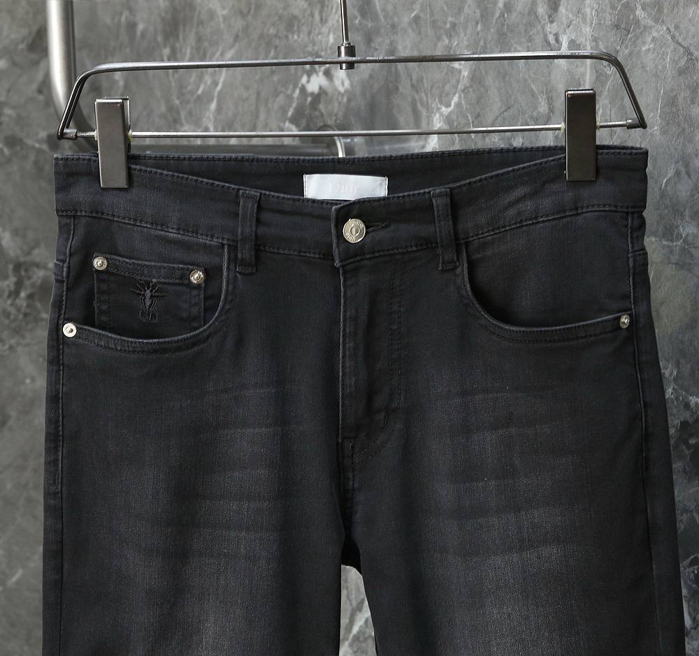 Dior Black Washed Denim Jeans