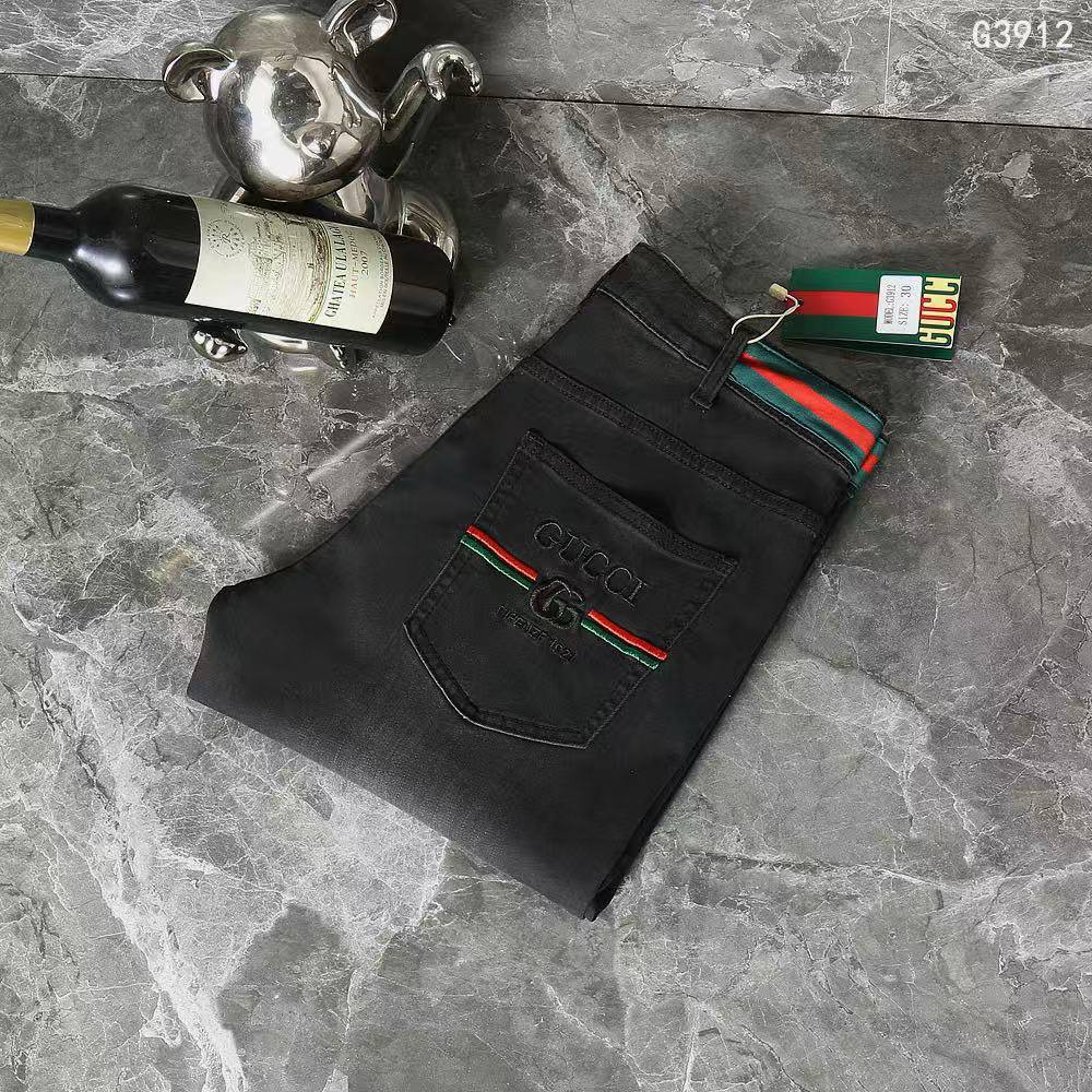 Gucci Black Washed Denim Jeans