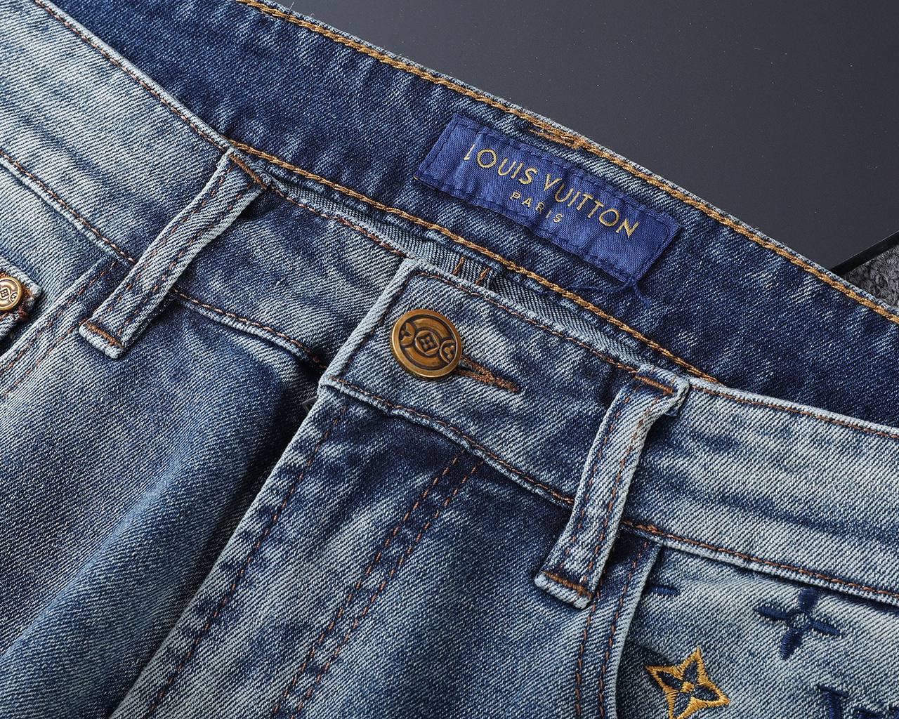 Louis Vuitton Light Blue Washed Jeans
