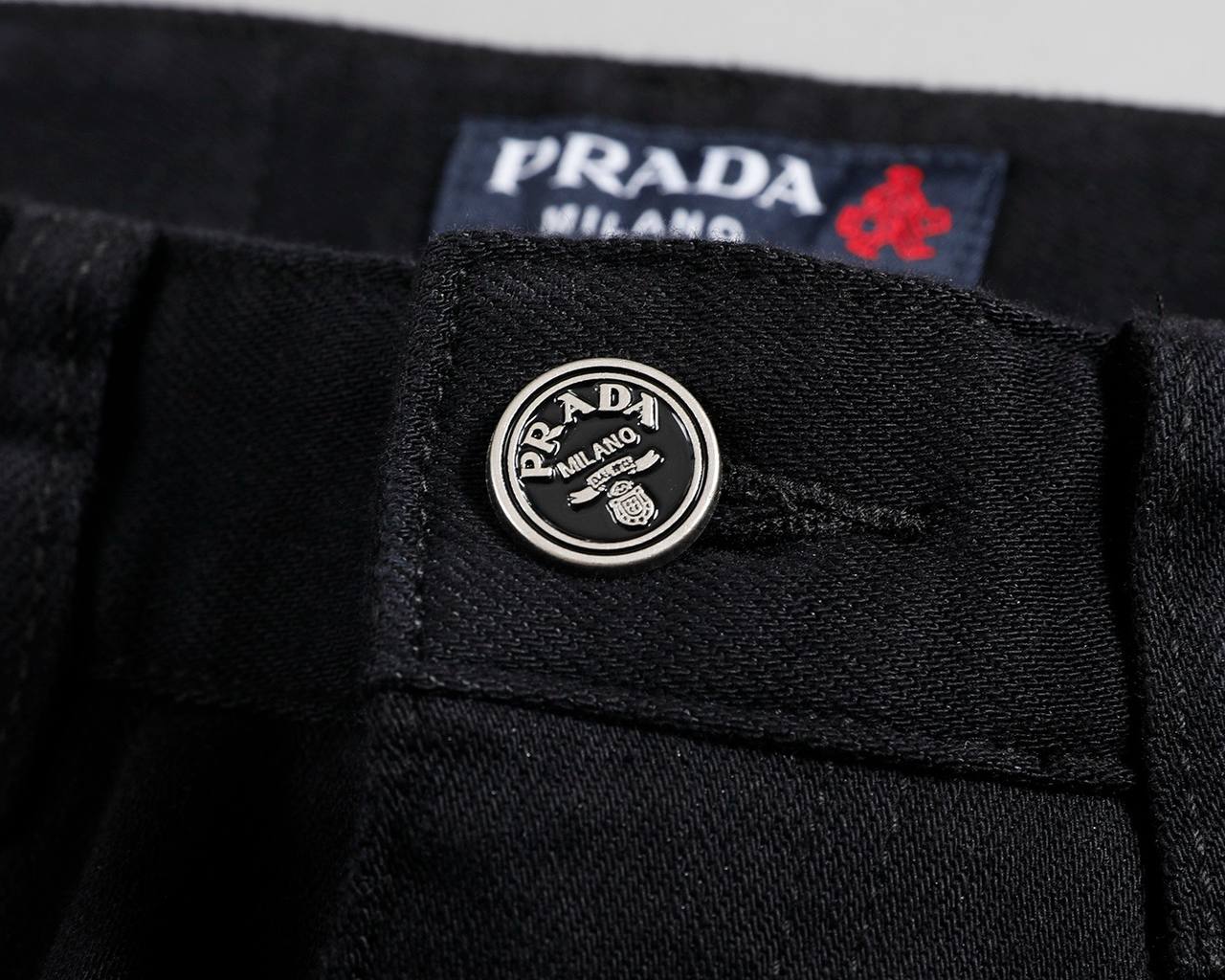 Prada Black Slim Fit Jeans | Premium Stretch Denim & Timeless Luxury