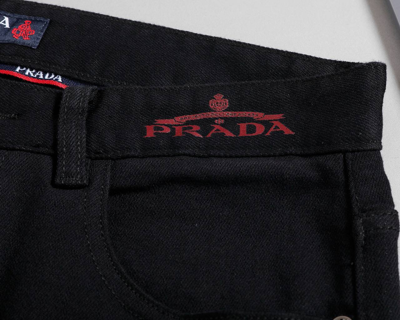 Prada Black Slim Fit Jeans | Premium Stretch Denim & Timeless Luxury