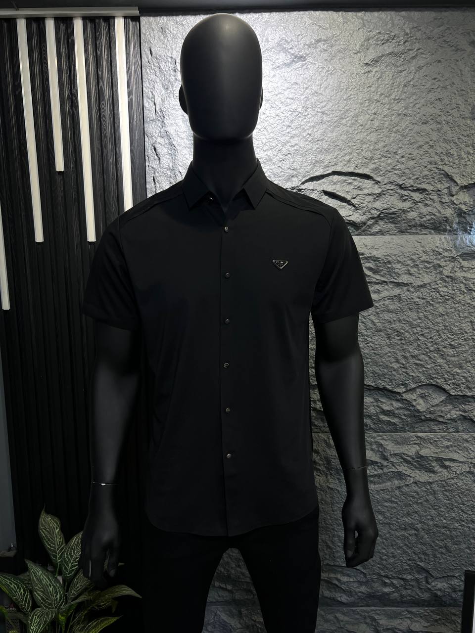 Prada Milano Short Sleeve Shirt – Refined Modern Elegance