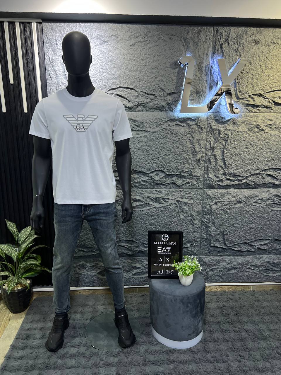Emporio Armani Milano White T-Shirt