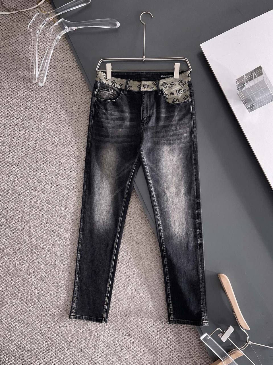 Dolce & Gabbana Black Washed Jeans