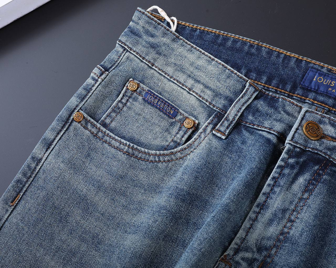 Louis Vuitton Light Blue Washed Jeans