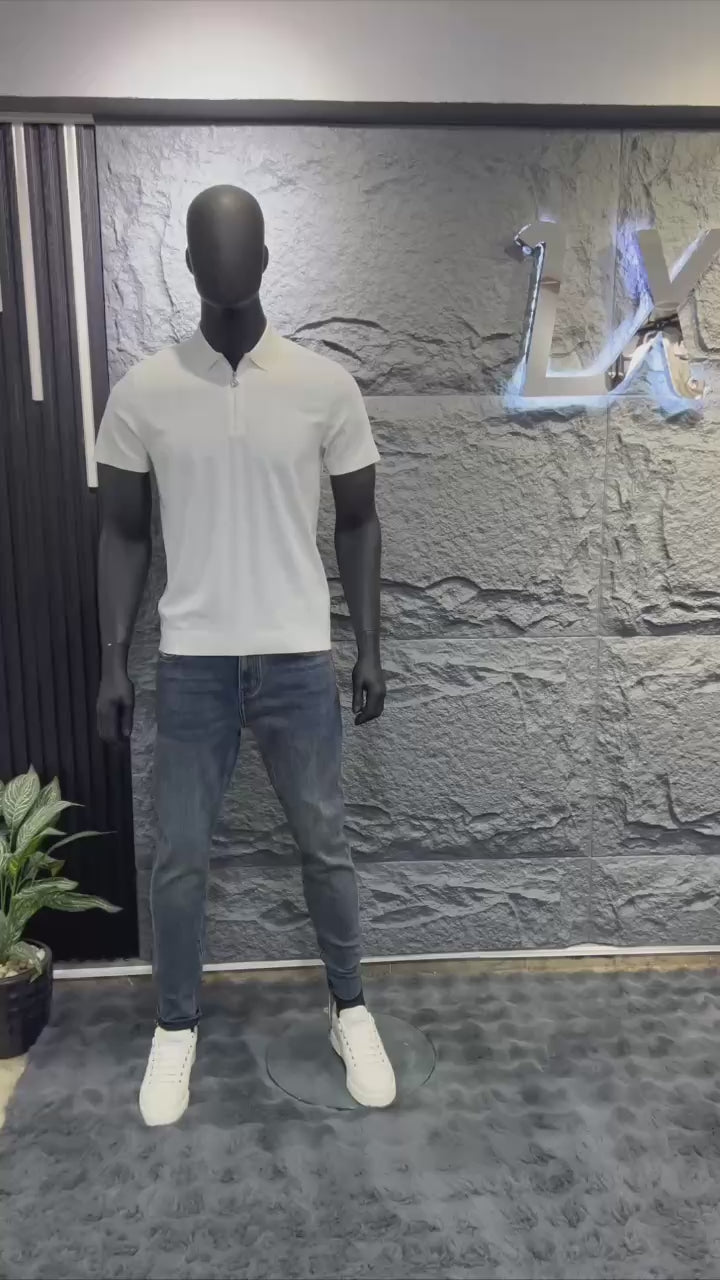 Stefano Ricci Luxury Zip Polo – Modern Italian Sophistication ✨